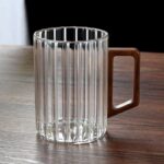 لیوان نوردیک دسته چوبی