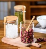 بانکه پیرکس قاشق دار درب بامبو - Image 2