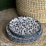 پیش دستی گل ابی