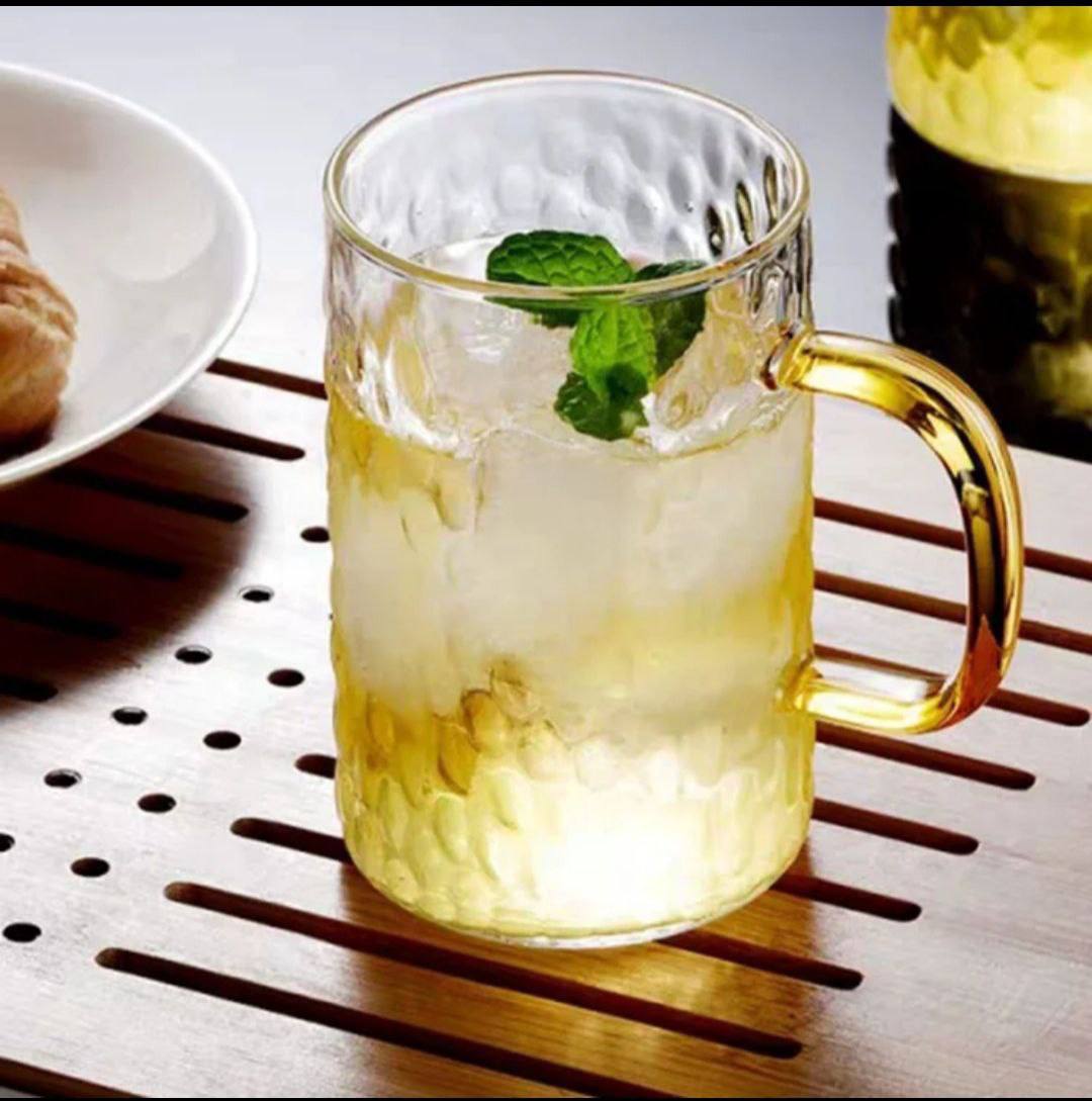 photo_5825584509930376643_y لیوان پیرکس دسته عسلی - Image 1